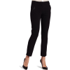 AK Anne Klein Women's Pant With Zipper Details Black - Pants - $58.46 