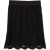 AK Anne Klein Women's Petite Lace Slim Skirt Black - Skirts - $43.52 