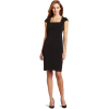 AK Anne Klein Women's Stretch Tech Square Neck Sheath Dress Black - sukienki - $119.00  ~ 102.21€