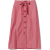AKANE UTS NOMIYA / striped front button - スカート - 