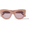 ALAÏA Cat-eye acetate sunglasses - サングラス - 