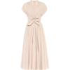 ALAÏA Cotton-poplin midi dress - sukienki - 