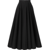 ALAÏA Pleated cotton-twill midi skirt - Suknje - 