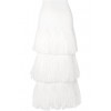 ALAÏA Tiered raffia-trimmed stretch-knit - Gonne - 