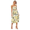 ALAIX Women's Outfit Floral Printed Off The Shoulder Two Piece Dress Maxi Holiday Beach Dress - Dresses - $18.99  ~ £14.43