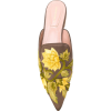 ALBERTA FERRETTI floral pointed mules - scarpe di baletto - 