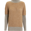 ALBERTA FERRETTI Lurex Trim Sweater Deta - Пуловер - 