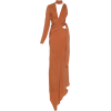 ALEKSANDRE AKHALKATSISHVILL orange dress - ワンピース・ドレス - 