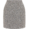 ALESSANDRA RICH Sequin Tweed Mini Skirt - Skirts - 