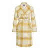 ALEXACHUNG Plaid Belted Wool-Blend Coat - アウター - 