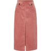 ALEXA CHUNG corduroy mid skirt - スカート - 