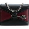ALEXANDER MCQUEEN Black and burgundy Lea - Hand bag - 