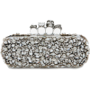 ALEXANDER MCQUEEN Box Clutch mit Kristal - Torbe z zaponko - 