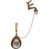 ALEXANDER MCQUEEN CHARM SEAL DROPLET EAR - Aretes - 