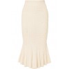 ALEXANDER MCQUEEN Cable-knit linen-blend - Юбки - 