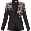 ALEXANDER MCQUEEN  Crystal-embellished s - Jaquetas e casacos - 