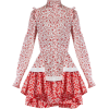 ALEXANDER MCQUEEN  Floral-print ruffled - sukienki - 