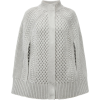 ALEXANDER MCQUEEN Honeycomb-knit cape - 连体衣/工作服 - 