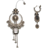 ALEXANDER MCQUEEN Jeweled Duo Earrings - sukienki - 