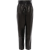ALEXANDER MCQUEEN Leather Crop Pants In - Capri hlače - 