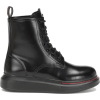 ALEXANDER MCQUEEN Leather ankle boots - Škornji - 