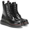 ALEXANDER MCQUEEN Leather ankle boots - Škornji - 