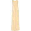 ALEXANDER MCQUEEN Strapless silk organza - sukienki - 