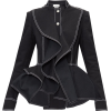 ALEXANDER MCQUEEN Topstitched peplum-hem - Chaquetas - 