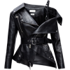 ALEXANDER MCQUEEN black leather jacket - Jaquetas e casacos - 