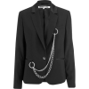 A.LEXANDER MCQUEEN black with chain j - Jacket - coats - 