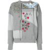 ALEXANDER MCQUEEN embroidered patchwork  - Pullovers - $823.00 