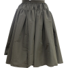 ALEXANDER MCQUEEN grey khaki skirt - Saias - 