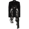 ALEXANDER MCQUEEN lace drape corset jack - Куртки и пальто - 