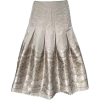 ALEXANDER MCQUEEN satin neutral skirt - スカート - 