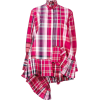 ALEXANDER MCQUEEN tartan shirt - 半袖衫/女式衬衫 - 