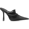 ALEXANDER WANG Black Satin High Heel Van - Klasične cipele - 