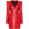 ALEXANDRE VAUTHIER Leather Mini Dress 3, - Dresses - 