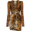 ALEXANDRE VAUTHIER V-neck tiger print si - Dresses - 
