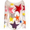 ALEXIA HENTSCH Star Print Appliqué bodys - Long sleeves t-shirts - 