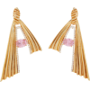 ALICAN ICOZ x ATTICO Pink Crystal String - Earrings - 