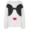 ALICE AND OLIVIA Gleeson Staceface Overs - 長袖Tシャツ - 