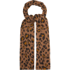ALLUDE Leopard-print wool scarf - Šalovi - 