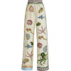 ALÉMAIS  Bath House Silk Twill Wide-Leg - Capri-Hosen - 
