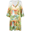 ALTEA tropical-print v-neck dress - Vestidos - 