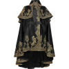 A. MCQUEEN black & gold enbroidered coat - Kurtka - 