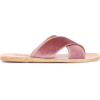 ANCIENT GREEK SANDALS Thais velvet slide - Sandale - 