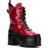 ANDREA BOGOSIAN patent platform boots - Boots - 