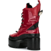 ANDREA BOGOSIAN patent platform boots - Buty wysokie - 