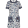 ANDREW GN short sleeve floral dress - 连衣裙 - 