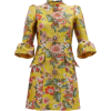 ANDREW GN yellow floral mini dress - Obleke - 